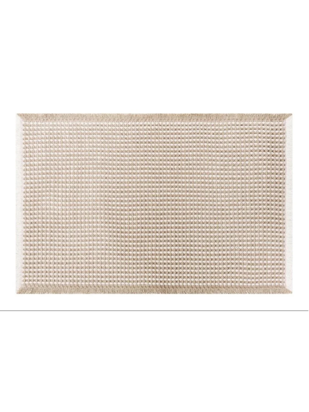 NEW Waffle Bath Mat Boho Bathroom Rugs Non Slip Washable Super Absorbent 24x48”